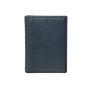 Full grain leather name card case bifold leather credit card case for men