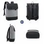 2024 high quality fashion eco-friendly design bags 100% recycled PET portable college bag laptop backpack unisex with USB port