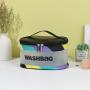 New Letter Printing Makeup Bag Waterproof Large Capacity Wash Bag Translucent Frosted Cosmetics Storage Bag