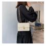 Cheap Women's Chain Bgas Fashion Pu Leather Small Ladies Shoulder Bags Female Solid Color Crossbody Bags for Women