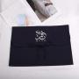High Quality Blue Cotton Twill Envelope Dust Bag For Handbag Reusable Custom Logo Printed Clothes Shoe Packing Cotton Pouch