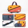 CHANGRONG Custom recycled nylon waterproof sports fanny pack crossbody