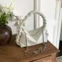 2024 Design Twist Handle Handbag High Quality PU Leather Bright Color Messenger Bag Detachable Chain Shoulder Bag Women