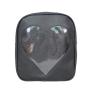 China Factory Custom Fashion PU Leather Clear PVC Window Pin Bag Women Girls Designer Ita Bags School Backpack