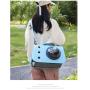 ZR351 Cat Bag New Pet Bag One Shoulder Crossbody Handheld Breathable Pet Outgoing Backpack Folding Pet Space Bag