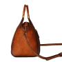 Luxury Vintage Genuine Leather Women Handbags For Retro Ladies Shoulder Bags With Embossed Flowers