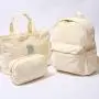 Stock No MOQ New S M L XL Beige Navy Pink Lilac Bathroom Storage Organizer Cosmetic Bag For Girl Women Corduroy Makeup Pouch