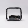 Girls Game Day Stadium Approved Clear Bag Transparent PVC PU Leather Cross body Purse Sports Messenger Bag Crossbody Bag Women