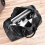 Travel Duffel Bag  Large Capacity Leather Duffel Bag for Man Waterproof  Duffel Bags