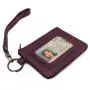 Handmade quality leather cards holder leather coin pouch leather card wallet zipper small wallet