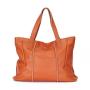 Custom Oem Odm Sac Dame Luxury Genuine Leather Large Zipper Fashion Casual Ladies Trendy Women Shoulder The Tote Bags Handbags