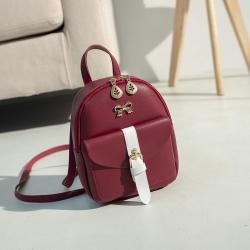 ladies bag girls backpack 2024 pu leather women's bags wholesale Korean style female shoulder bag for women