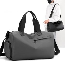ZR945 New Fitness Bag Customized Sports Storage Handbag Waterproof Shoulder Gym Bag Leisure Film Material Travel Luggage Bag