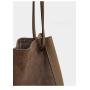 OEM Sac Bolsa Suede Genuine Leather Large Shoulder Tote Hand Bags For Women Female Autumn Customizable Personnalize Logo 2024