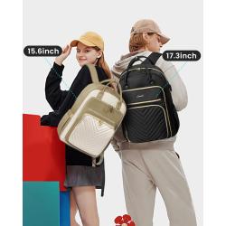 LOVEVOOK waterproof custom logo quilted bag 17 inch casual sports backpack laptop travel backpack bag with usb school bag unisex