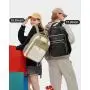 LOVEVOOK waterproof custom logo quilted bag 17 inch casual sports backpack laptop travel backpack bag with usb school bag unisex
