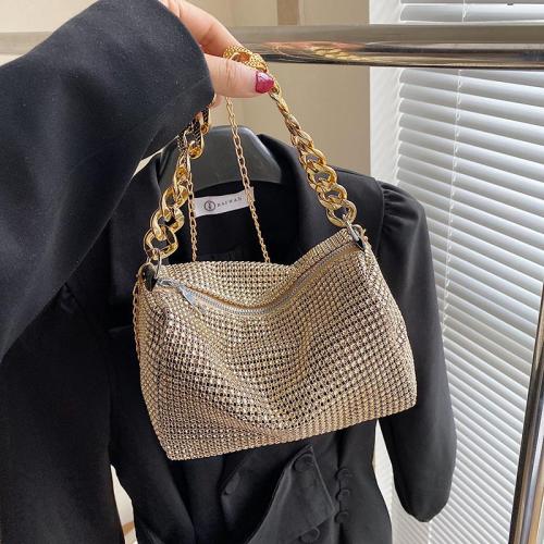2023 new women's bag Full drill hourglass bag flash drill Spice Girl portable diamond clutch evening bags