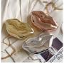 2024 New Designer Luxury Min Golden Bags PVC Handbag Hip Shape Hop Purses Chain Shoulder Small Jelly Hot Ladies Bag for Party