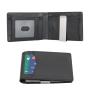 2024 New Front Pocket Men'S Wallet Thin Slim Minimalist Money Clip Wallet Pu Rfid Blocking Wallets