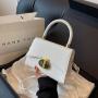 Korean ladies bag fashion handbag 2024 new crocodile pattern shoulder bag retro women's bag