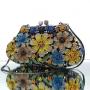 2024 Mermaid women butterfly sequin rhinestone party clutch bag woman luxury wedding evening bag