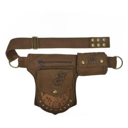 ZWY151 New Vintage Cotton Waist Bag Anti Theft Multi Pocket Practical Fanny Pack Outdoor Sports Camping Belt Hiking Tool Pocket