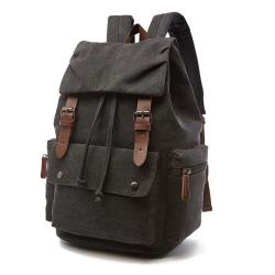 Vintage Men Canvas Laptop Shoulder Backpack Travel Rucksack Sling Bag Cross Body School Back Bag for Man Wholesale