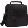 Insulated Lunch Box Large Insulated Cool Tote Bag Lunch Kit for Men Women Double Deck