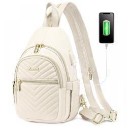 2023 LOVEVOOK Brand Design Fashion Quilted Women chest bags Custom shoulder crossbody sling bag Quality waist bag chest backpack