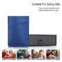 Custom logo Front Pocket Minimalist Leather Slim Wallet RFID Blocking Purse with Smart Pull Tab Sustainable Leather Card Holder