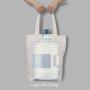 Gelory Custom Logo Super Strong Large Canvas Tote Bag Recycled Reusable Grocery Shopping Bags