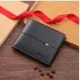 Hot Selling Men's Casual Short-Style Horizontal Wallet New Cross-Border Multi-Card Bank & Credit Card Holder Waterproof Feature