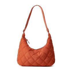 CHANGRONG Custom fashion lightweight cotton padded soft puffy quilted poofy tote bag Puffer Shoulder Bag