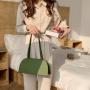 New Korean Custom Logo Solid Color Women's Fashion Single Shoulder Bag Popular Women's Hand Bags