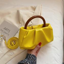 2022 Summer Newest Ladies Handbags Women Bag Softface Pleat Fashion Design Ladies Women Shoulder Crossbody Bags Pu Leather