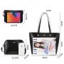 Lovevook 2022 Brand Designer Handbags Set for Women Fashion Shoulder Tote Bags Top Handle Satchel 3pcs Ladies Purse and Handbags