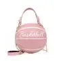 Minissimi Bolso De Mujer Trendy Bags Basketball Shape Crossbody Bag Durable Single Shoulder Bag Portable