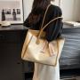 ZR676 Woman Bag Handbag Retro PU Fashion Female Portable Big High Quality Shoulder Underarm Bag Girl Versatile Tote Bag Shopping