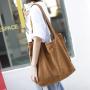 2024 Custom New Style Leisure 16 OZ Canvas Ladies Shoulder Bag Casual Tote Bags For Women's Shopping