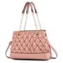 Custom Logo Pu Leather Messenger Bag Large Square Classic Female Handbag