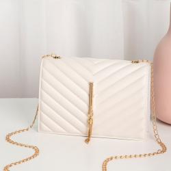 2022 New Fashion Arrivals Women Chain Crossbody Bag Pu Leather Designer Custom Ladies Purse Hand Messenger Bags Women Handbags