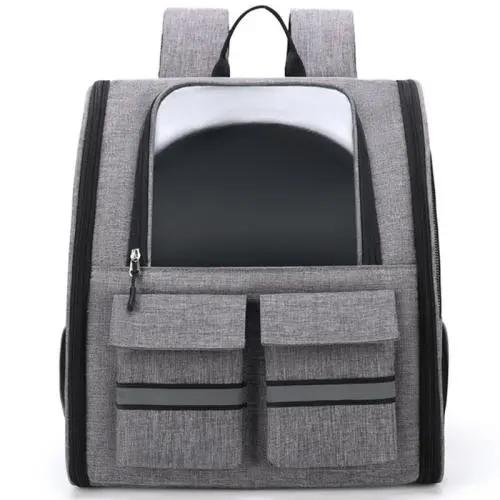 KBW042 2023 Hot Selling Pet Cat Bag Go Out Portable Backpack Pull Rod Breathable Foldable Pet Cat Bag
