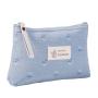 Waterproof Printed Canvas Cosmetic Bag Multifunctional Student Pencil Pouch Portable Small Zipper Wash Bag For Women