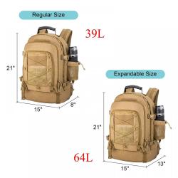 LOVEVOOK Waterproof custom Backpack Large Pack Extendable Outdoor Backpack for Men Backpacks