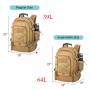 LOVEVOOK Waterproof custom Backpack Large Pack Extendable Outdoor Backpack for Men Backpacks