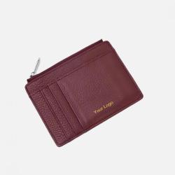 Cartera De Hombres ODM Minimalist Fashion Designer Genuine Leather Card Holder Wallet Men Women's Business Mini Card Case