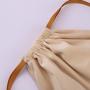 Custom Gold Printing Large Velvet Drawstring Pouch For Clothes Hat Handbag Packing Recyclable Velvet Shopping Bag