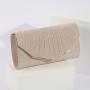 Hardware Trim Strip Textured Bright Flash Particle Clutch Purse Dinner Party Bridal Handbag Evening Bag