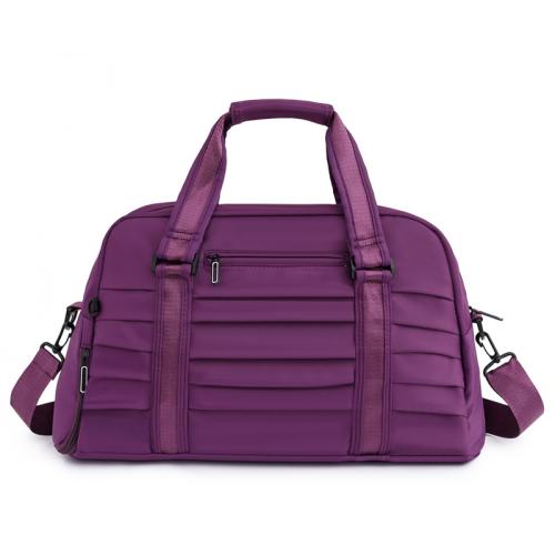 Wholesale Large Capacity Custom Logo Oxford Sports Gym Duffel Bags Lightweight Sport Travel Bag with Shoes Compartment