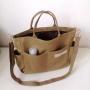 Wholesale Vintage Large Capacity Diagonal Handbag Casual Fashion Multi-pocket Canvas Tote Bag